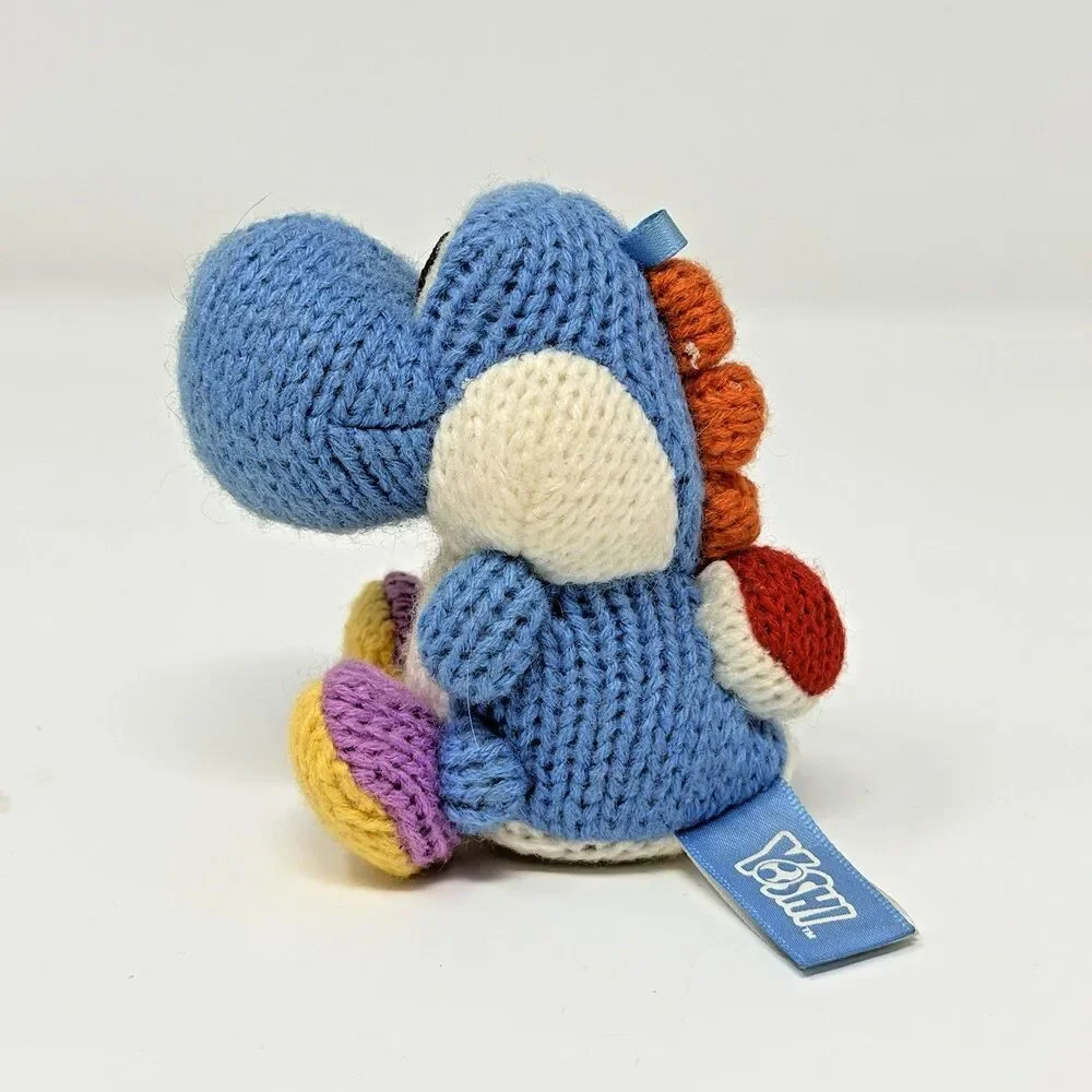 Nintendo Yoshi's Woolly World Wii U Blue Yarn Yoshi Amiibo Bundle Box No Game